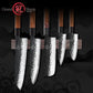 DAMARA Professional Japanese Knife Set - 5 Pieces | AUS10 Steel Core | Hand Forged Kitchen Knives