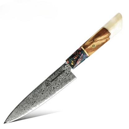 Damascus Utility Kitchen Knife 5.5"