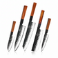 DAMARA Professional Japanese Knife Set - 5 Pieces | AUS10 Steel Core | Hand Forged Kitchen Knives