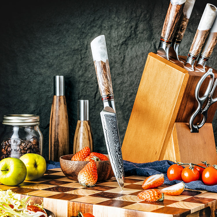 DAMARA 5 inch blade edge sharpness manufactured by Grandsharp