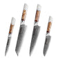 Japanese Damascus Steel Knaves Set 4 pcs