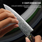 Damascus Utility Kitchen Knife 5.5"